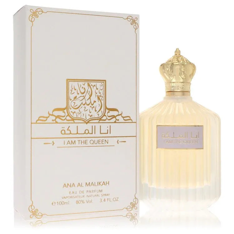 An image displaying Ard Al Zaafaran I Am The Queen by Al Zaafaran Eau De Parfum Spray 3.4 oz for Women by Al Zaafaran