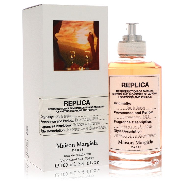 An image displaying Replica On A Date by Maison Margiela Eau De Toilette Spray 3.4 oz for Men by Maison Margiela