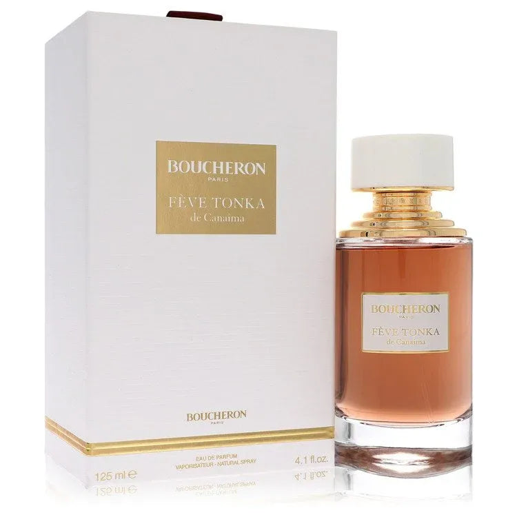 An image displaying Boucheron Feve Tonka De Canaima by Boucheron Eau De Parfum Spray 4.1 oz for Men by Boucheron