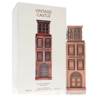 An image displaying Niche Emarati Vintage Castle by Lattafa Eau De Parfum Spray 3.4 oz for Women by Lattafa