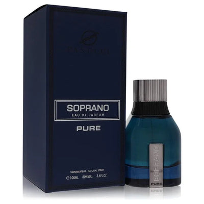 An image displaying Dumont Soprano Pure by Dumont Paris Eau De Parfum Spray 3.4 oz for Men by Dumont Paris