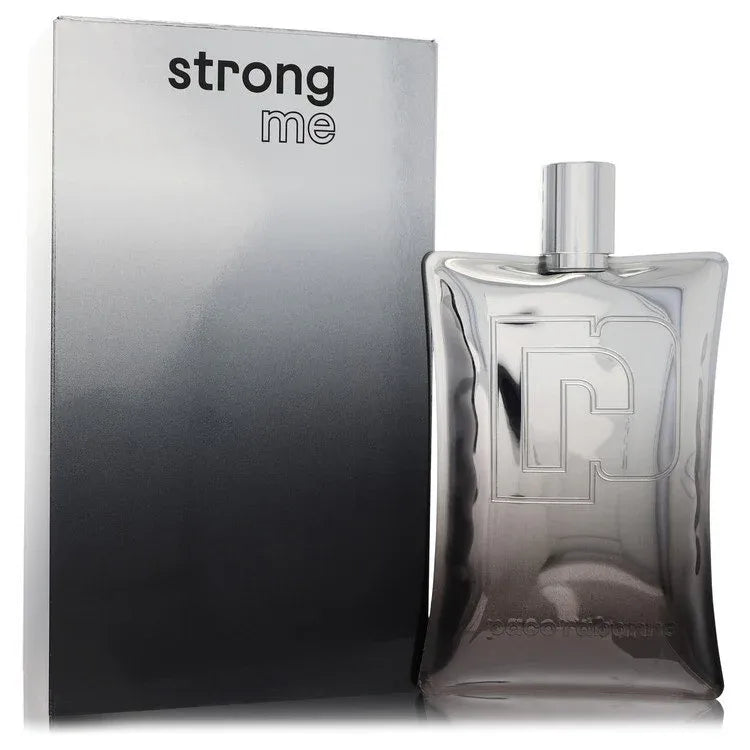 An image displaying Paco Rabanne Strong Me by Paco Rabanne Eau De Parfum Spray 2.1 oz for Men by Paco Rabanne