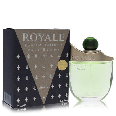 An image displaying Rasasi Royale by Rasasi Eau De Toilette Spray 2.5 oz for Men by Rasasi