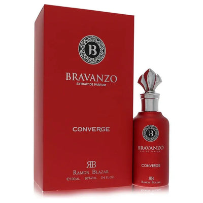 An image displaying Dumont Bravanzo Converge by Dumont Extrait De Parfum Spray 3.4 oz for Women by Dumont