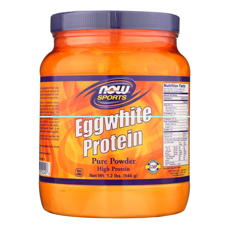 Now Foods - Eggwhite Powder Unflvr - 1 Each-19.2 Ounce