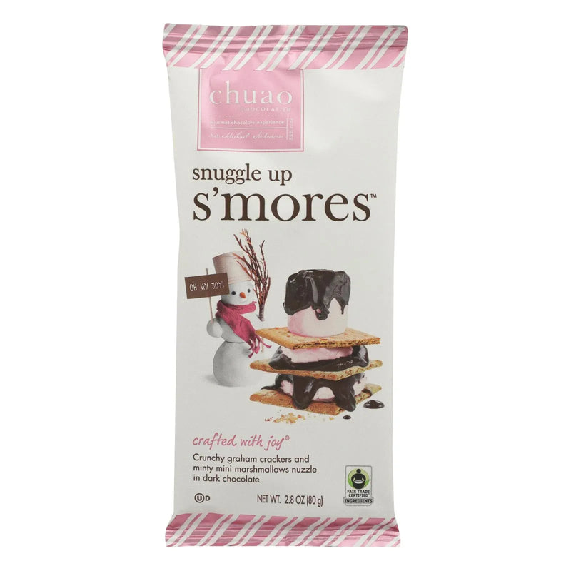 An image displaying Chuao Chocolatier - Bar Snuggle Up Smores - Case Of 10 - 2.8 Ounce by Chuao Chocolatier