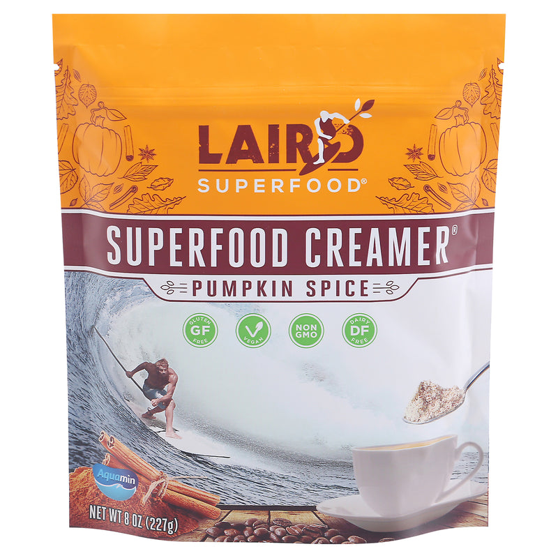 An image displaying Laird Superfood - Suprfood Crmr Pump Spice - Case Of 6-8 Oz by Laird Superfood