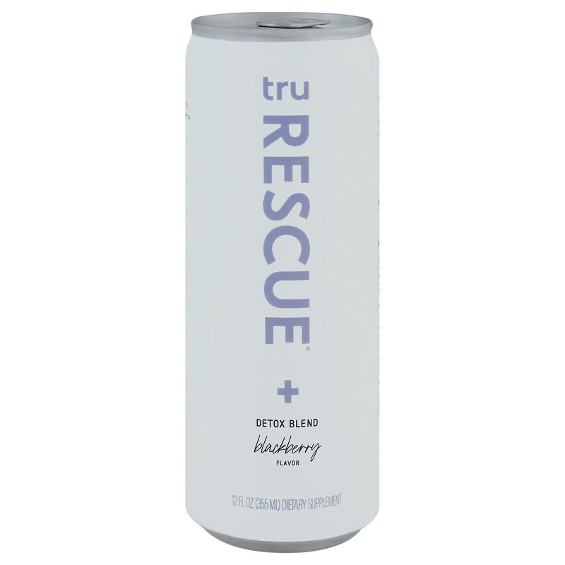 Tru Blend - Ready to Drink  - Rescue - Detox Blackberry - Case Of 12-12 Ounce