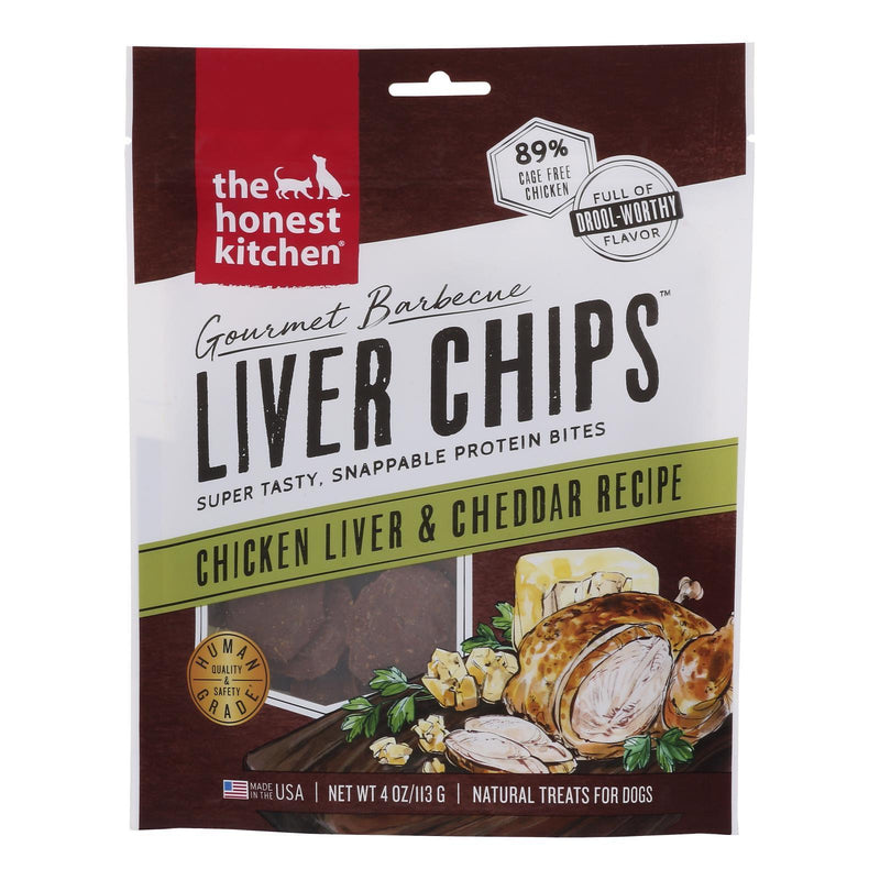 The Honest Kitchen - Dog Treat Liver Chips Chicken - Case Of 6-4 Ounce