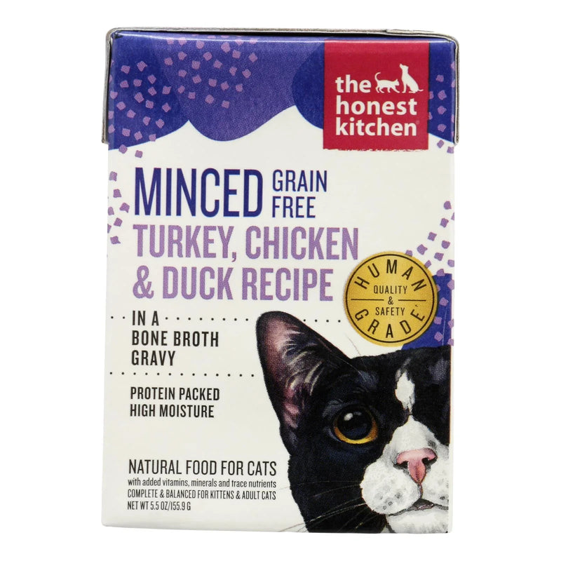 The Honest Kitchen - Cat Fd Turkey Chicken Dck Grvy - Case Of 12-5.5 Ounce