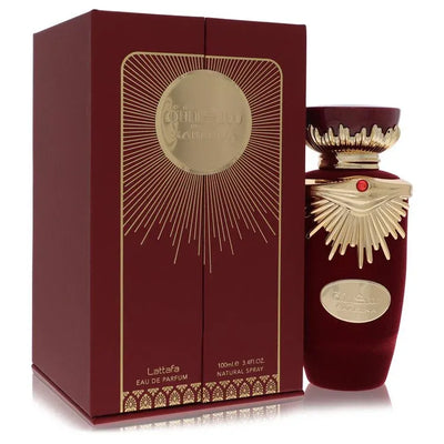 An image displaying Lattafa Sakeena by Lattafa Eau De Parfum Spray 3.4 oz for Women by Lattafa