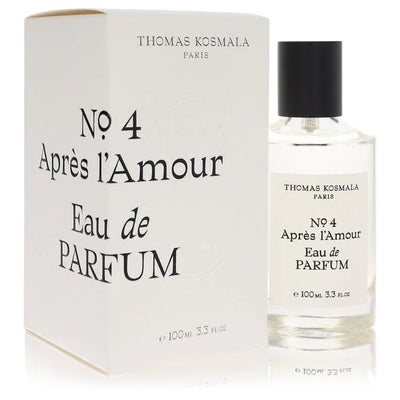 An image displaying Thomas Kosmala No 4 Apres L'Amour by Thomas Kosmala Eau De Parfum Spray 3.4 oz for Men by Thomas Kosmala