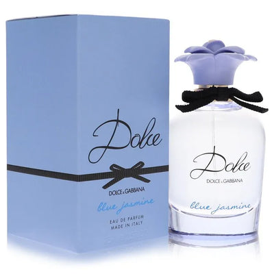 An image displaying Dolce Blue Jasmine by Dolce & Gabbana Eau De Parfum Spray 2.5 oz for Women by Dolce & Gabbana