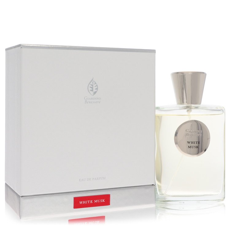 An image displaying Giardino Benessere White Musk by Giardino Benessere Eau De Parfum Spray (Unisex) 3.4 oz for Men by Giardino Benessere