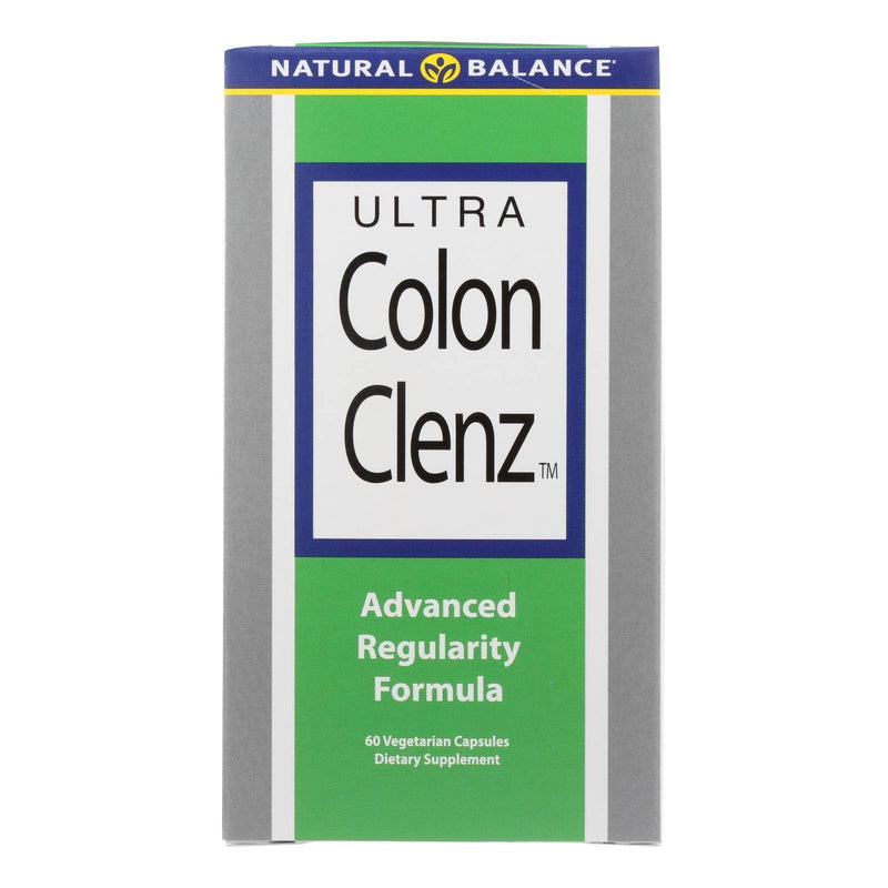 An image displaying Natural Balance Ultra Colon Clenz - 60 Vegetarian Capsules by Natural Balance
