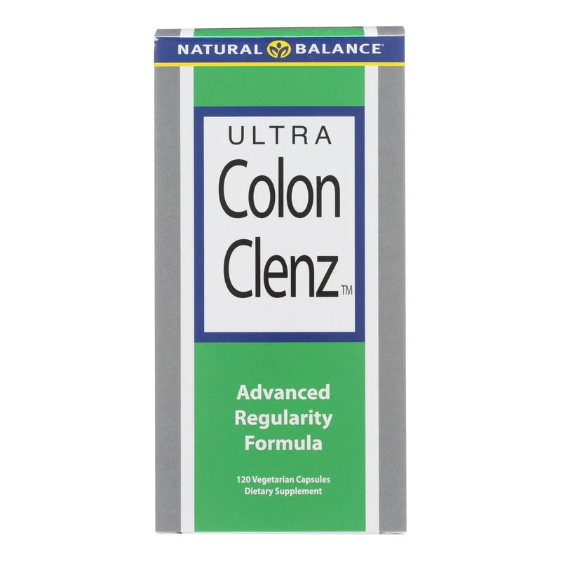 An image displaying Natural Balance Ultra Colon Clenz - 120 Vegetarian Capsules by Natural Balance