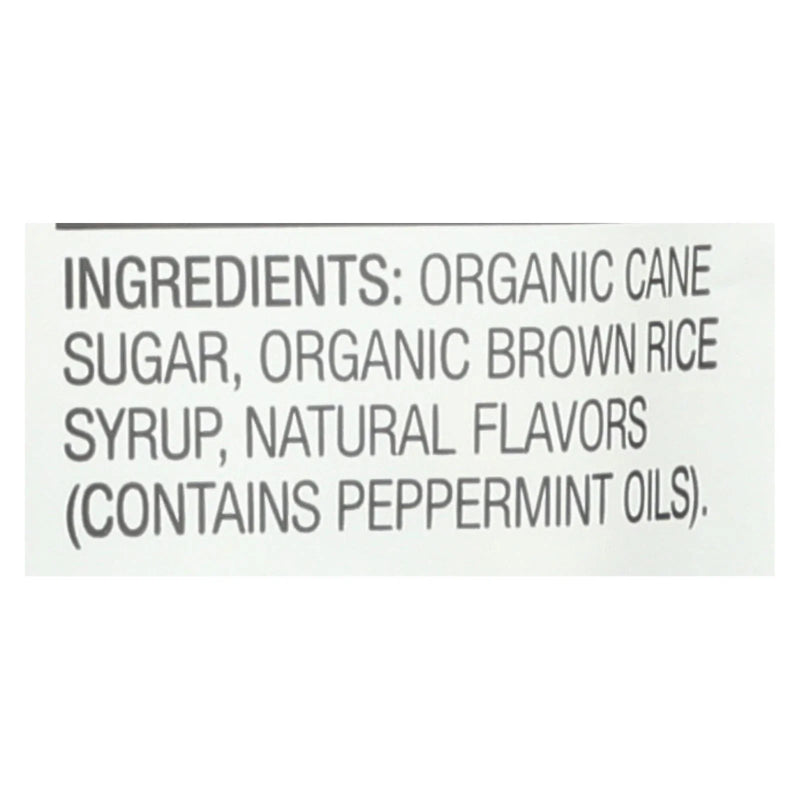 Yummy Earth Organic Candy Drops Wild Peppermint - 3.3 Ounce - Case Of 6