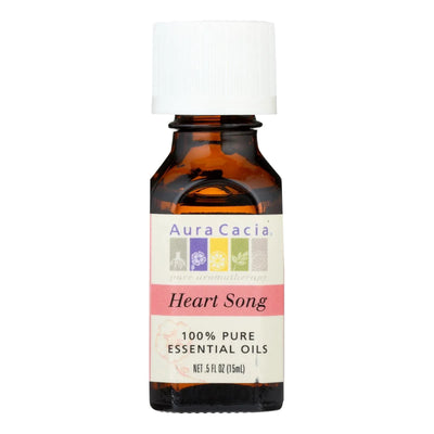 An image displaying Aura Cacia - Pure Essential Oil Heart Song - 0.5 Fl Ounce by Aura Cacia