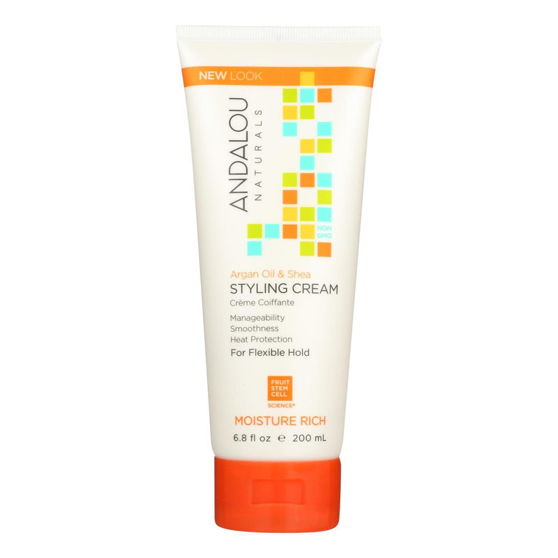 Andalou Naturals Argan Oil And Shea Styling Cream - 6.8 Fl Ounce