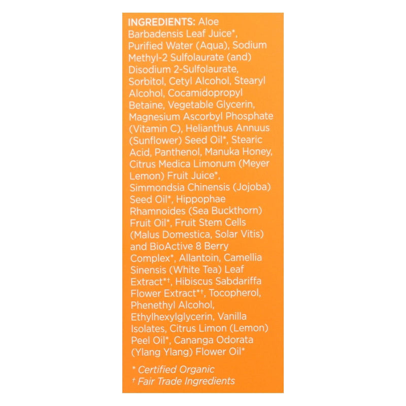 Andalou Naturals Creamy Cleanser For Combination Skin Meyer Lemon - 6 Fl Oz - Orca Market