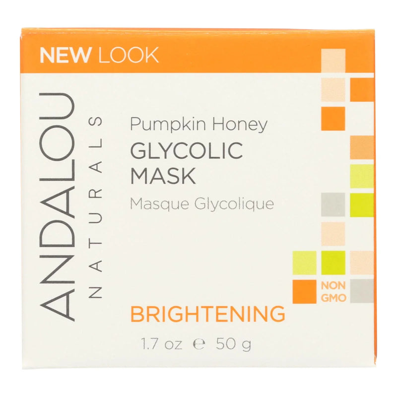 Andalou Naturals Glycolic Brightening Mask Pumpkin Honey - 1.7 Ounce