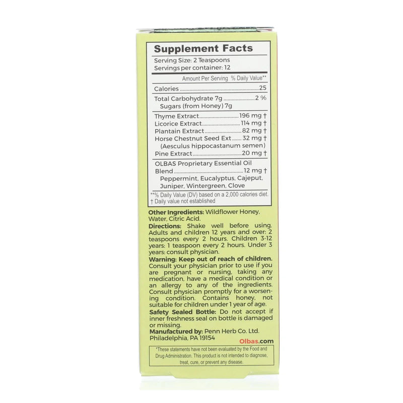 Olbas - Cough Syrup - 4 Ounce