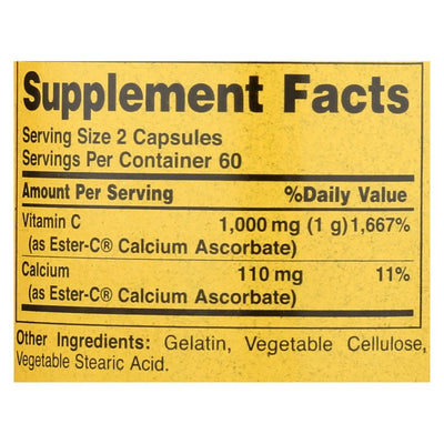 An image displaying American Health - Ester-c - 500 Mg - 120 Capsules by American Health
