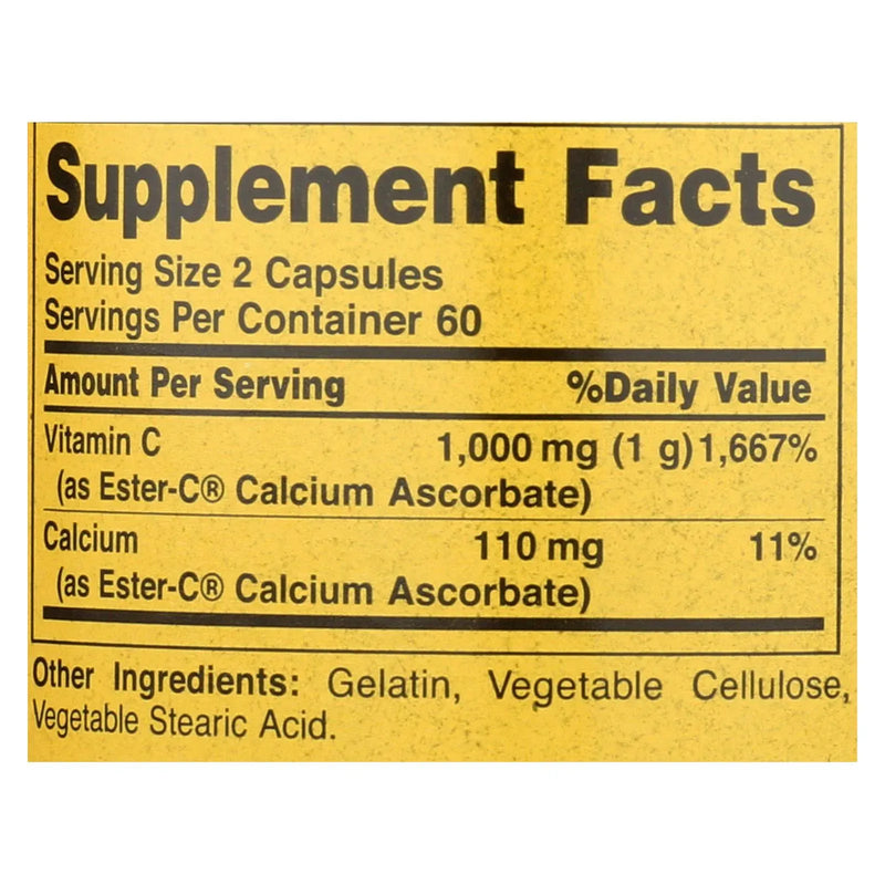 An image displaying American Health - Ester-c - 500 Mg - 120 Capsules by American Health