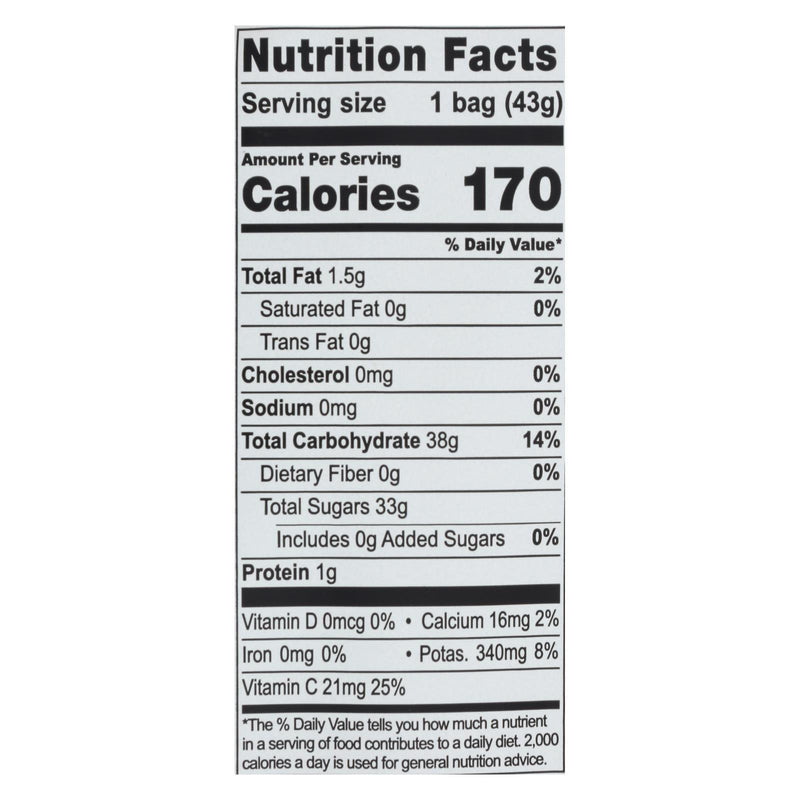 Natierra Freeze Dried - Mangos - Case Of 12 - 1.5 Ounce