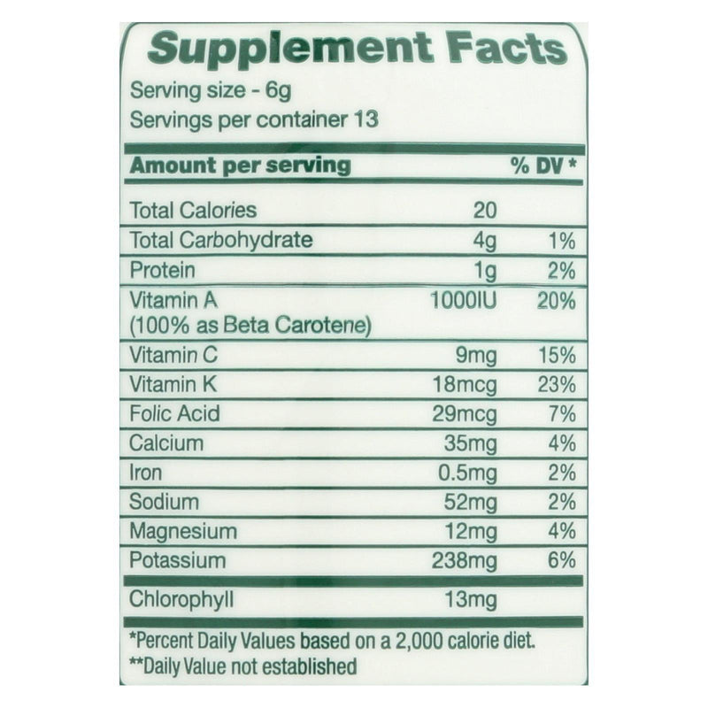 Green Foods Dr Hagiwara Green Magma Barley Grass Juice Powder - 2.8 Ounce