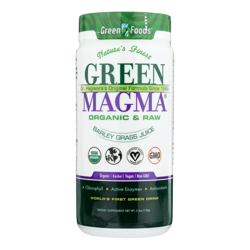 Green Foods Dr Hagiwara Green Magma Barley Grass Juice Powder - 5.3 Ounce
