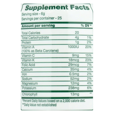 Green Foods Dr Hagiwara Green Magma Barley Grass Juice Powder - 5.3 Ounce