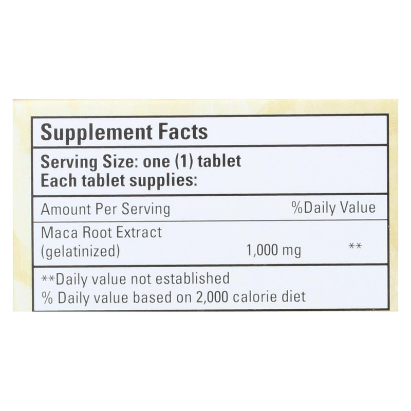 Bio Nutrition - Maca-max - 1000 Mg - 30 Tablets - Orca Market