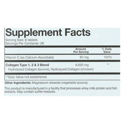 Youtheory Collagen - Type 1 And 2 And 3 - Advanced Formula - 160 Tablets - Orca Market