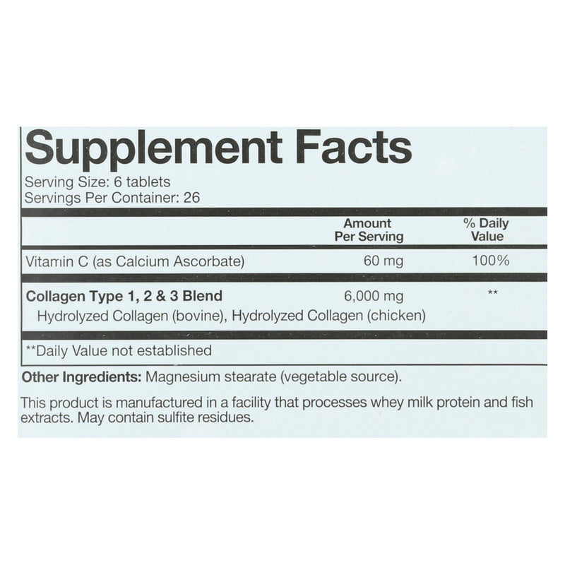 Youtheory Collagen - Type 1 And 2 And 3 - Advanced Formula - 160 Tablets - Orca Market