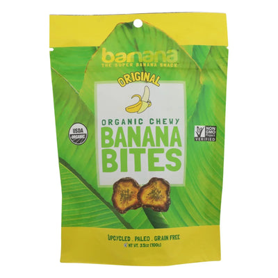An image displaying Barnana Banana Bites - Organic - Original - 3.5 Ounce - Case Of 12 by Barnana