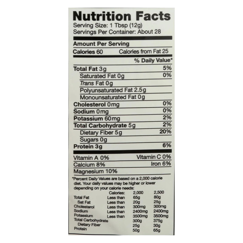 Nutiva Organic Milled Chia Seeds - 14 Ounce