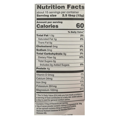 Navitas Naturals Cacao Powder - Organic - Raw - 8 Oz - Case Of 12 - Orca Market