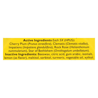 Bach Rescue Remedy Pastilles - Lemon - 50 Grm - Case Of 12 - Orca Market