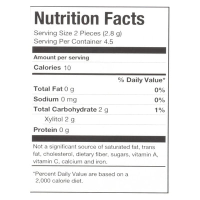 An image displaying Pur Gum - Peppermint - Aspartame Free - 9 Pieces - 12.6 G - Case Of 12 by Pur Gum