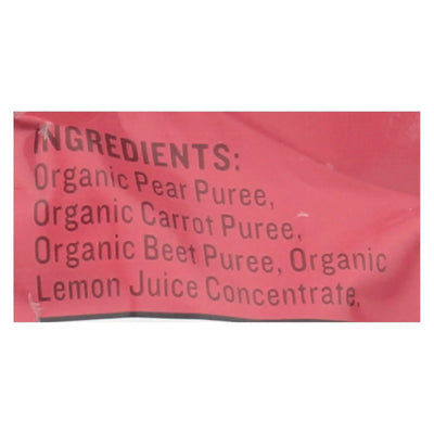 An image displaying Peter Rabbit Organics Veggie Snack - Beet Carrot And Pear - Case Of 10 - 1 by Peter Rabbit Organics