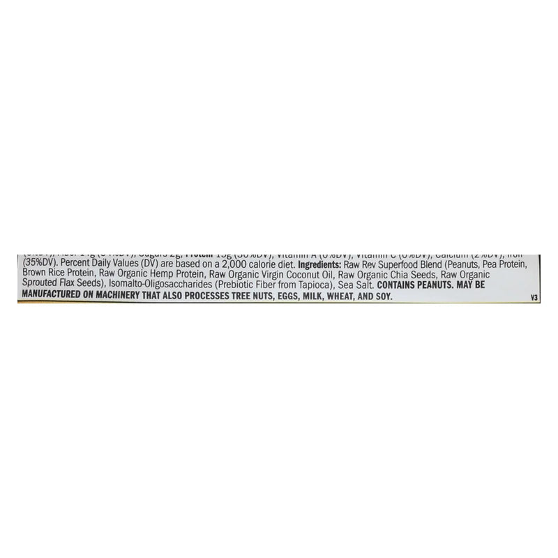 Raw Revolution Glo Bar - Creamy Peanut Butter And Sea Salt - 1.6 Ounce - Case Of 12