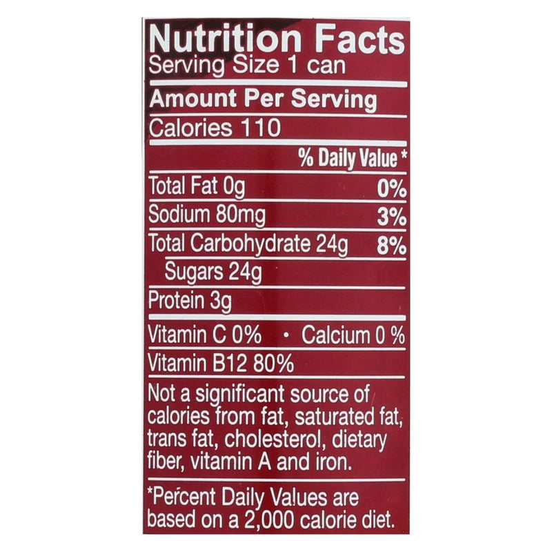 Beet Performer Beet Juice - B12 - Case Of 12 - 8.4 Ounce.