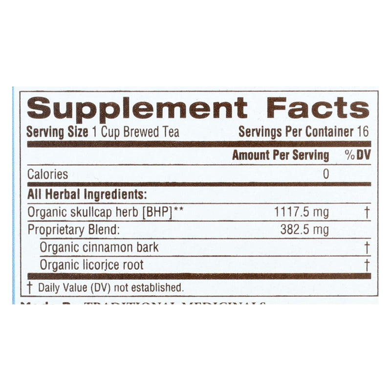 Traditional Medicinals Relaxation Tea - Stress Ease Cinnamon - Case Of 6 - 16 Bags - Orca Market