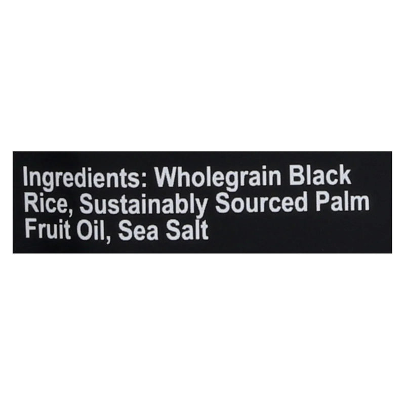 An image displaying Laiki Rice Crackers - Black - Case Of 8 - 3.5 Ounce by Laiki