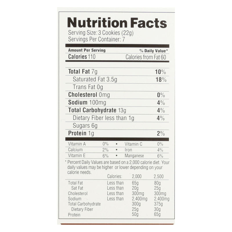 Simple Mills Cookies - Crunchy Chocolate Chip - Case Of 6 - 5.5 Oz - Orca Market