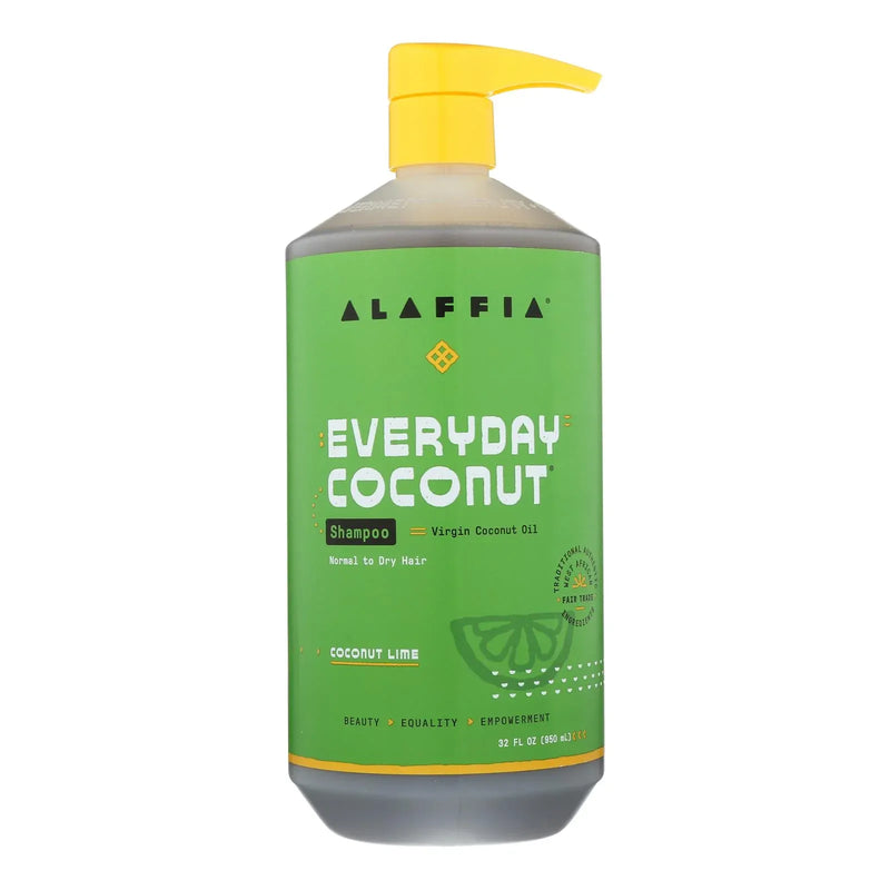 An image displaying Alaffia - Everyday Shampoo - Coconut Lime - 32 Fl Ounce. by Alaffia