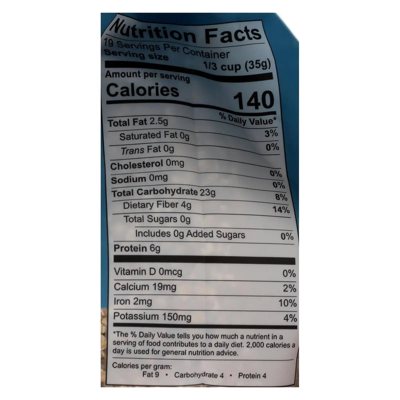 An image displaying One Degree Organic Foods Organic Quick Oats - Sprouted - Case Of 4 - 24 Ounce by One Degree Organic Foods