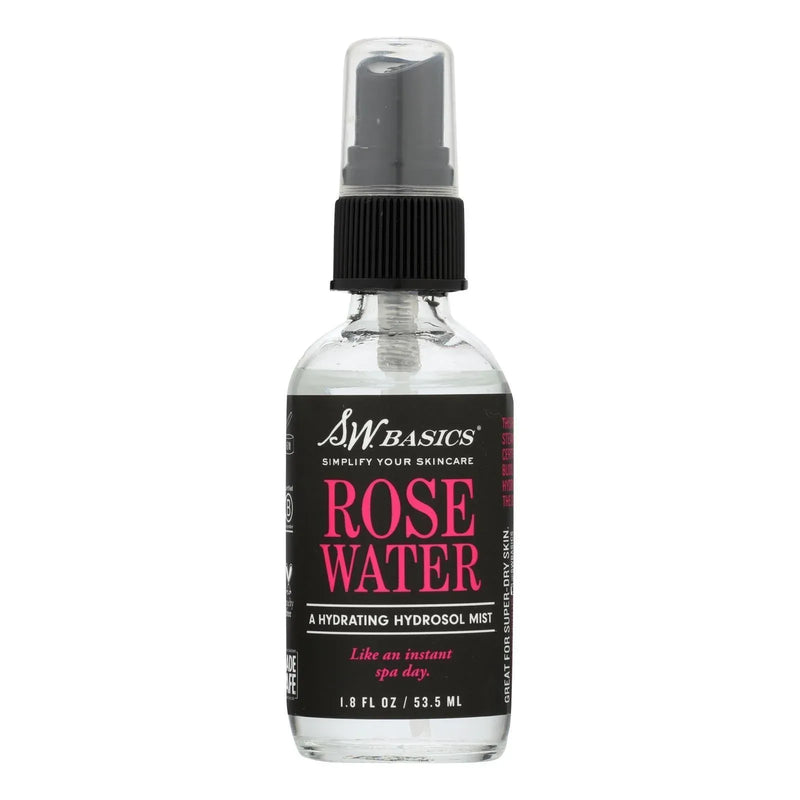 An image displaying S.w. Basics - Rose Water - 1.8 Ounce by S.w. Basics