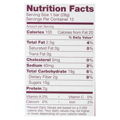 An image displaying Nature's Bakery Stone Ground Whole Wheat Fig Bar - Original - Case Of 6 - 2 Oz. by Nature's Bakery